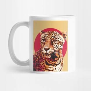 Mean Looking Jaguar Art Mug